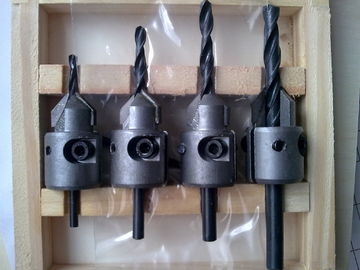 Tc-004V TCT van werktuigdelen 4PCS het Carbide tipte Countersink Boorbeetjes voor Houten Boring
