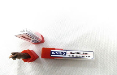 Snak van de het Eindmolen van het Bereiktitanium van het het Carbide de Vierkante Malen Scherpe Hulpmiddelen naar Aangemaakt Staal
