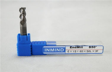 Spiraalvormige TiAlN Met een laag bedekte het Eindmolens van de Balneus, de Lange Molens van het Fluiteind voor Scherp Aluminium