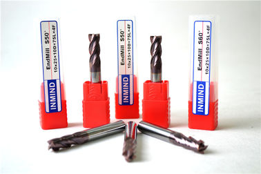 Micro- van het douane snakken de Stevige carbide Eindmolens Steel Met een laag bedekte Scherpe Hulpmiddelen